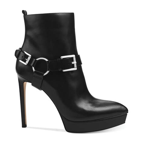 kara bootie michael kors|michael kors leather platform boots.